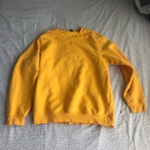 H&M Yellow Sweatshirt
